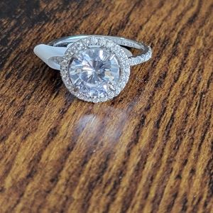 🚨 SALE 925 Sterling Silver Diamond Cubic Zirconia elegant 💍